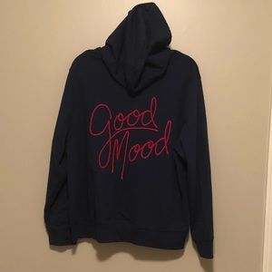 OLD NAVY “Good Mood” Zip Up Hoodie